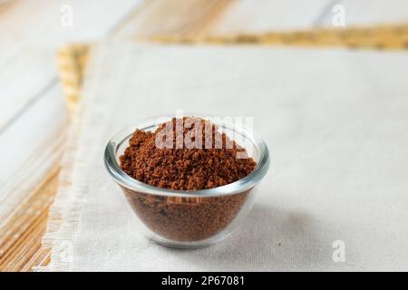 Cocco Palm Sugar Flour, primo piano Foto Stock