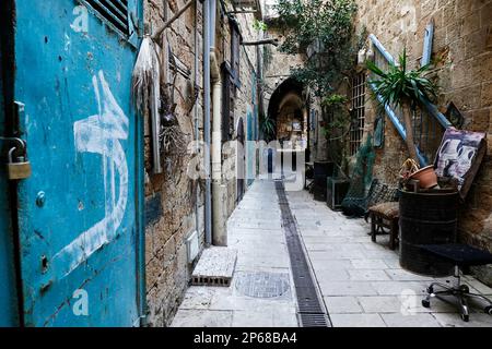 Città vecchia di Akko (Acre), Israele, Medio Oriente Foto Stock