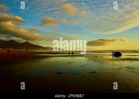 Cannon Beach in Oregon Foto Stock