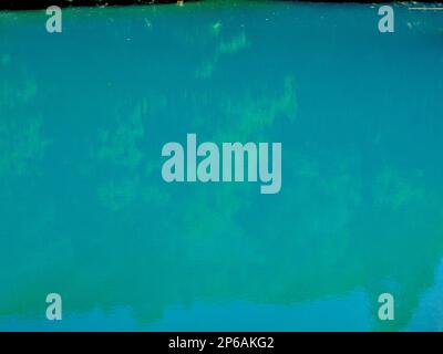 Lago Blu di Baia Sprie, Maramures, Romania - Lacul Albastru Foto Stock