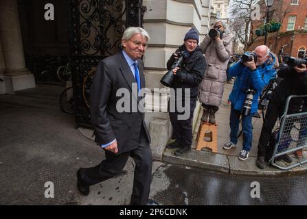 Londra, Inghilterra, Regno Unito. 7th Mar, 2023. Il Segretario di Stato per lo sviluppo internazionale ANDREW MITCHELL è visto lasciare 10 Downing Street dopo la riunione del gabinetto. (Credit Image: © Tayfun Salci/ZUMA Press Wire) SOLO PER USO EDITORIALE! Non per USO commerciale! Foto Stock