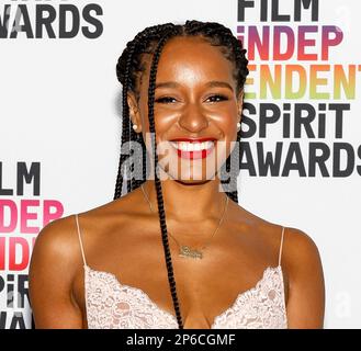 Santa Monica, California - 04 marzo 2023: Rebecca Huntt partecipa ai Film Independent Spirit Awards del 2023 Foto Stock