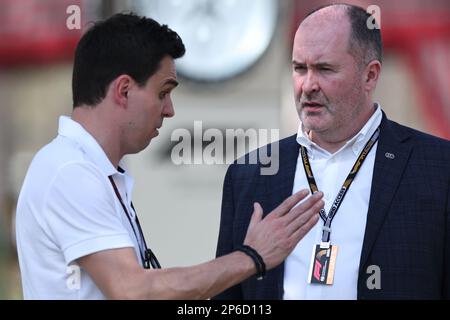 Manama, Bahrain. 07th Mar, 2023. MANAMA, BAHRAIN, circuito di Sakhir, 05. Marzo 2023: Robert REID, Vice Presidente FIA per lo Sport visto durante il Gran Premio di Formula uno del Bahrain al circuito Internazionale del Bahrain vicino Manama città nella città di Sakhir il 5th marzo. 2023. Formula 1 - F1 Motorsport, immagine a pagamento, foto e copyright © Jun QIAN/ ATP images (QIAN Jun/ATP/SPP) Credit: SPP Sport Press Photo. /Alamy Live News Foto Stock