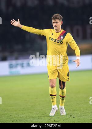 Torino, Italia. 06th Mar, 2023. Joaquin Sosa (Bologna FC) durante Torino FC vs Bologna FC, calcio italiano Serie A match in Torino, marzo 06 2023 Credit: Independent Photo Agency/Alamy Live News Foto Stock