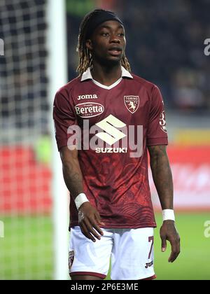 Torino, Italia. 06th Mar, 2023. Yann Karamoh (Torino FC) durante Torino FC vs Bologna FC, calcio italiano Serie A match in Torino, marzo 06 2023 Credit: Independent Photo Agency/Alamy Live News Foto Stock