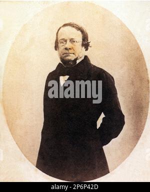 1850 ca, ITALIA : il politico italiano daniele MANIN ( Venezia 1804 - Parigi 1857 ). - POLITICO - POLITICA - POLITICA - Unità d' Italia - Risorgimento - foto storiche - foto storica - ritratto - barba - barba - occhiali - lente - occhiali --- Archivio GBB Foto Stock