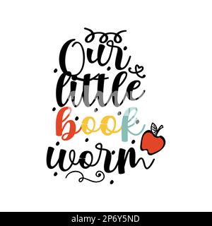 Doodle disegnata a mano scuola citazioni ispirative Vector Illustration. Illustrazione Vettoriale