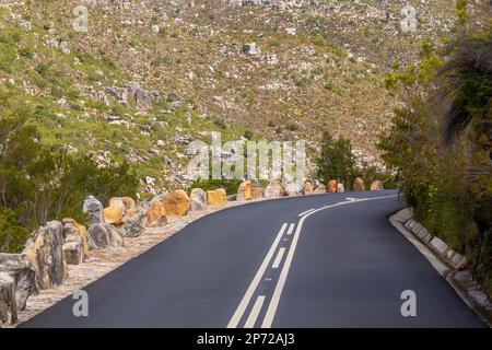 Il Passo Bain's Kloof vicino a Welington, nella parte occidentale del Sud Africa Foto Stock