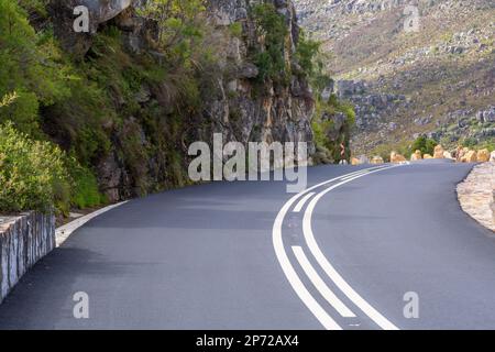 Il Passo Bain's Kloof vicino a Welington, nella parte occidentale del Sud Africa Foto Stock