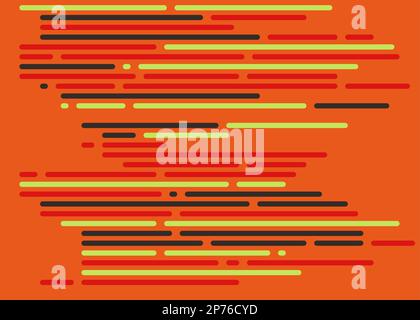 Codifica cartoon illustrazione vettoriale di linee simulate Illustrazione Vettoriale