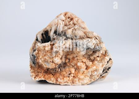 La barite, detta anche barite o barite, è un minerale costituito da solfato di bario Foto Stock