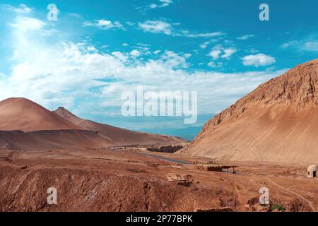 Xinjiang turpan in tutta la tomba di astana Foto Stock