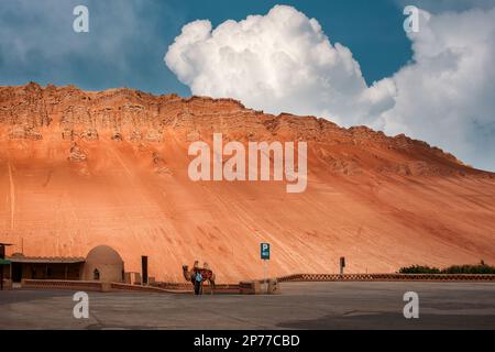 Xinjiang turpan in tutta la tomba di astana Foto Stock