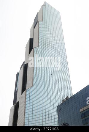 Seoul, Corea del Sud - 20 maggio 2019: Torre commerciale nel distretto di Gangnam nella città di Seoul Corea del Sud progettata da Nikken Sekei Foto Stock