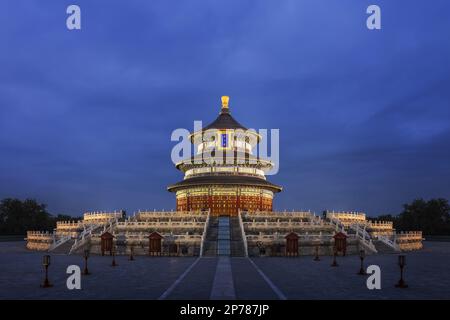 Sala di preghiera del Parco Tianyun Foto Stock