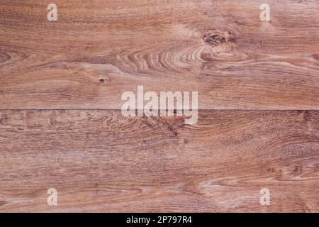 Linoleum. Pavimenti in parquet scuro. Laminato come sfondo. Struttura del legno Foto Stock