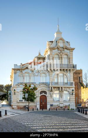 Bellissimo palazzo Belmarco dall'inizio del 20th ° secolo nel centro di Faro, Algarve, Portogallo Foto Stock