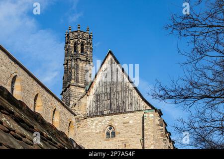 Impressioni fotografiche da Erfurt, capitale della Turingia Foto Stock