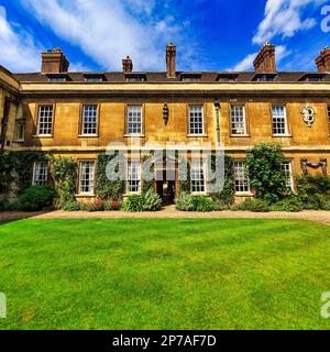 Trinity Hall College, Università di Cambridge, Cambridge, Cambridgeshire, Inghilterra, Regno Unito Foto Stock