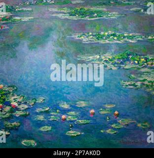 Water Lilies, Claude Monet, 1906,Art Institute of Chicago, Chicago, Illinois, USA, America del nord, Foto Stock