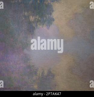 Il ramo della Senna vicino Giverny, nebbia di mattina sulla Senna, Claude Monet, 1897, Art Institute of Chicago, Chicago, Illinois, USA, America del nord, Foto Stock
