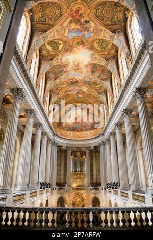 Chapelle Royale, Chateau de Versailles, dipartimento degli Yvelines, regione Ile-de-France, Francia Foto Stock