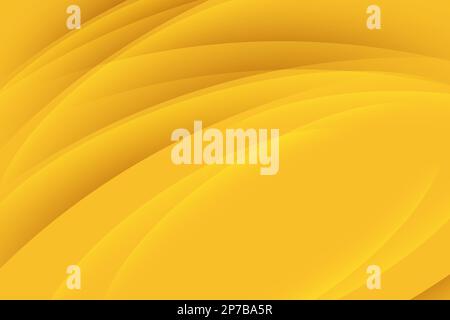 Astratto sfondo moderno giallo con decorazioni in ombra Foto Stock