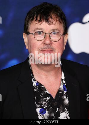 WESTWOOD, LOS ANGELES, CALIFORNIA, USA - 07 MARZO: Jeremy Swift arriva alla Los Angeles Premiere della serie originale 'Ted lasso' di Apple TV 3 che si tiene al Regency Village Theatre il 7 marzo 2023 a Westwood, Los Angeles, California, Stati Uniti. (Foto di Xavier Collin/Image Press Agency) Foto Stock