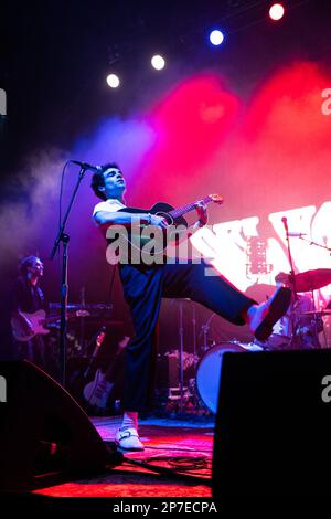 SAN FRANCISCO, CALIFORNIA - 05 MARZO: Il del Water Gap si esibisce presso il Bill Graham Civic Auditorium il 05 marzo 2023 a San Francisco, California. Foto: Chris Tuite/imageSPACE/Sipa USA Foto Stock