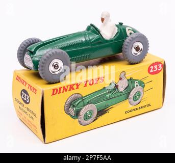 Dinky Toys 233 Cooper-Bristol auto da corsa Foto Stock