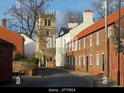 Chiesa di San Nicola a Thorne, South Yorkshire, Inghilterra, Regno Unito Foto Stock