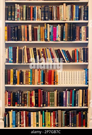 Libri nella Sala della Biblioteca presso la Royal Institution of Great Britain, Albermarle Street, Londra © Clarissa Debenham / Alamy Foto Stock