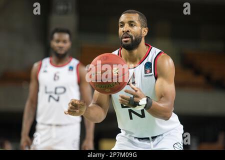 Wroclaw, Polonia, 8th marzo 2023. 7days Eurocup: WKS Slask Wroclaw vs Lions di Londra nella Centennial Hall. Foto: #4 Jordan Taylor © Piotr Zajac/Alamy Live News Foto Stock