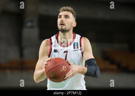 Wroclaw, Polonia, 8th marzo 2023. 7days Eurocup: WKS Slask Wroclaw vs Lions di Londra nella Centennial Hall. Foto: #7 Sam Dekker © Piotr Zajac/Alamy Live News Foto Stock