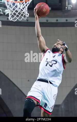 Wroclaw, Polonia, 8th marzo 2023. 7days Eurocup: WKS Slask Wroclaw vs Lions di Londra nella Centennial Hall. Foto: #4 Jordan Taylor © Piotr Zajac/Alamy Live News Foto Stock