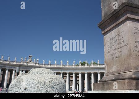 Piazza San Pietro, Roma, Italia Foto Stock