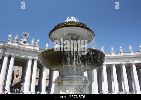 Piazza San Pietro, Roma, Italia Foto Stock