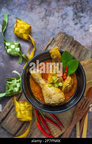 Indonesiano curry Opor Ayam Foto Stock