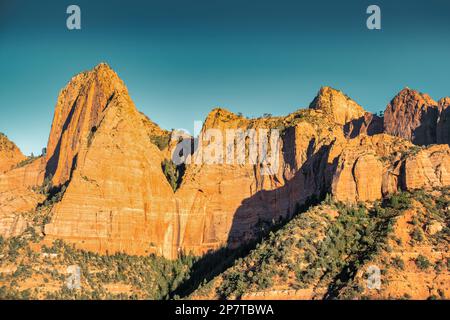 Kolob Canyons Viewpoint nello Zion National Park, Utah, USA. Foto Stock