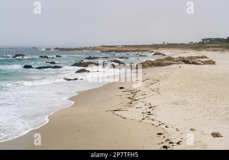 17 km circa dalla costa di Pacific Groove Foto Stock