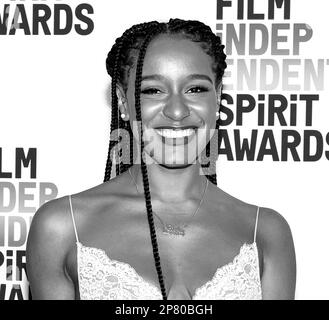 Santa Monica, California - 04 marzo 2023: Rebecca Huntt partecipa ai Film Independent Spirit Awards del 2023 Foto Stock