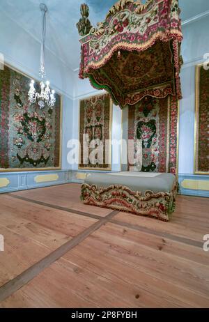 Abbagliante interno del castello di Moritzburg. Sassonia, Germania Foto Stock