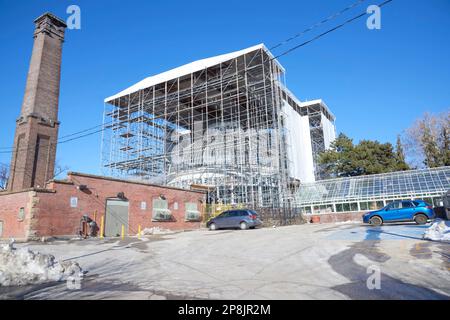 Toronto, Ontario Canada - 29th maggio 2022: Giardini Allan in costruzione Foto Stock