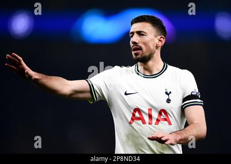 Londra, Regno Unito. 08 marzo 2023. Durante il round della UEFA Champions League 16, partita di calcio tra il Tottenham Hotspur FC e l'AC Milan. Credit: Nicolò campo/Alamy Live News Foto Stock