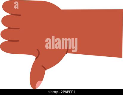 icona del gesto dissimile per l'uomo della mano Illustrazione Vettoriale