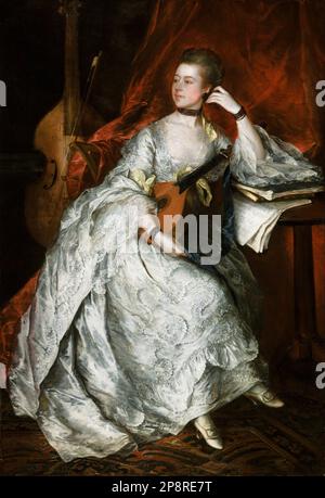 Inglese: Ann Ford (in seguito Sig.ra Philip Thicknesse) 1760 di Thomas Gainsborough Foto Stock