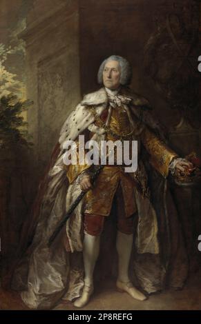 Giovanni Campbell, 4th Duca di Argyll, circa 1693 - 1770. Soldato 1767 di Thomas Gainsborough Foto Stock