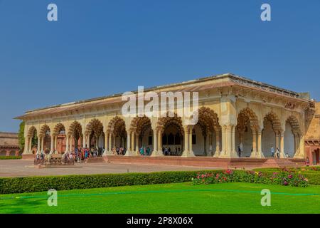 Arga Fort pubblica hall Patrimonio Mondiale dell'UNESCO in India Foto Stock