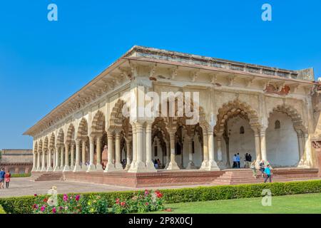 Arga Fort pubblica hall Patrimonio Mondiale dell'UNESCO in India Foto Stock