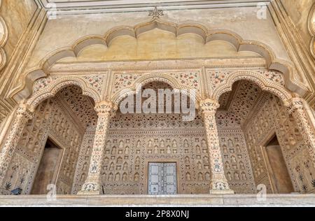 Arga Fort pubblica hall Patrimonio Mondiale dell'UNESCO in India Foto Stock